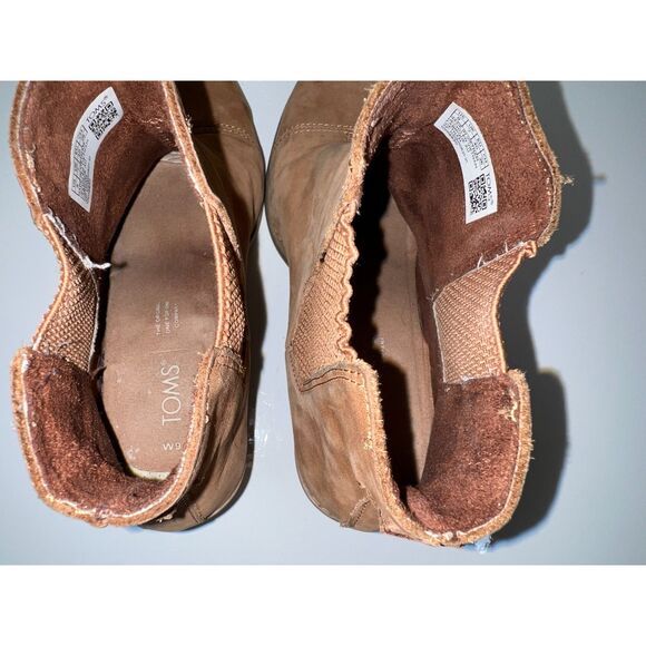 Toms Everly Ankle boots in cognac. Size 9. - Picture 6 of 8